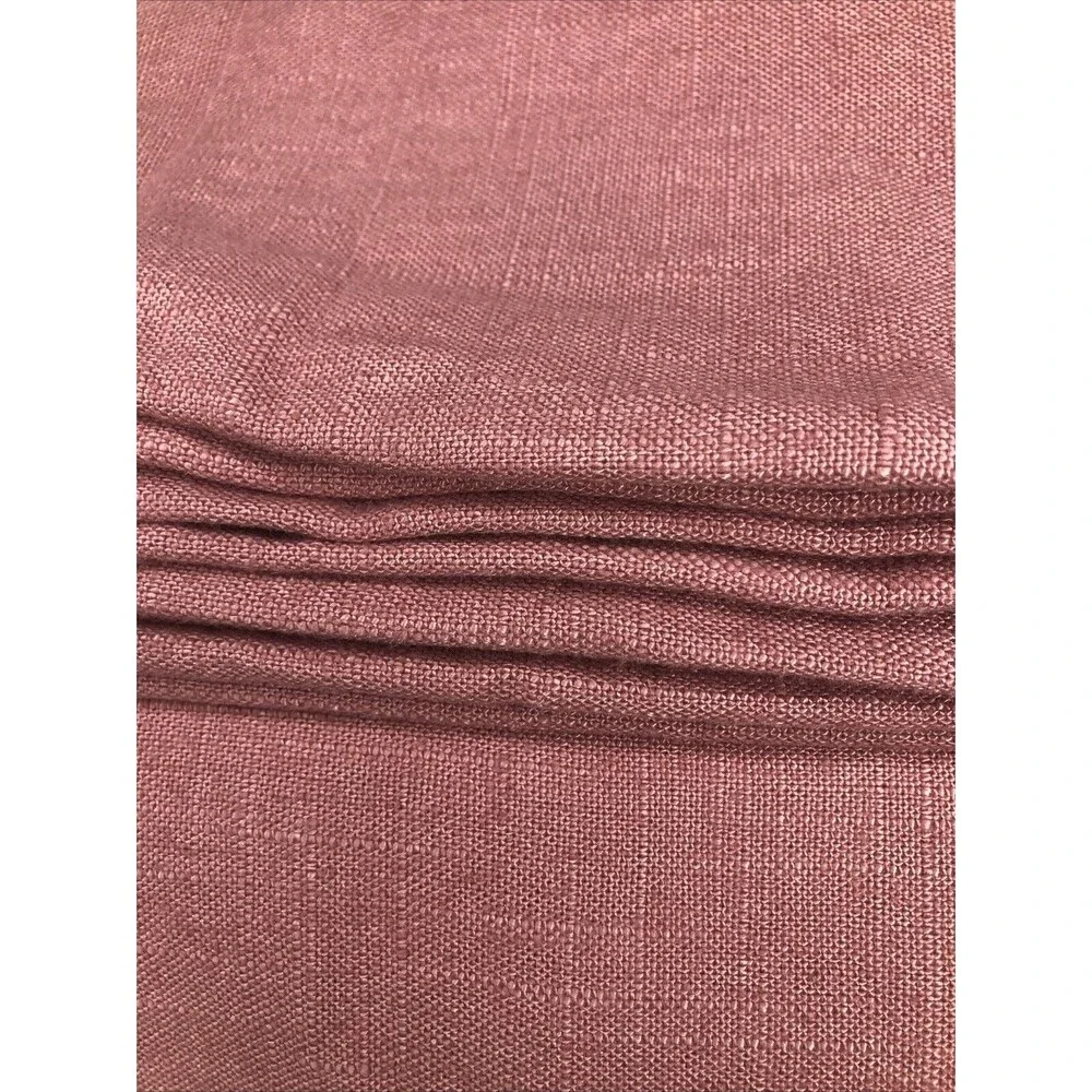 Heavyweight Linen Blend Duvet Cover  - Casaluna KING ROSE NEW!! NO SHAMS - Picture 9 of 11